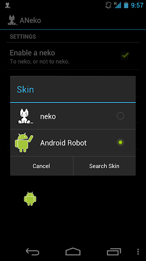 DroidSkin for ANeko