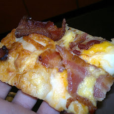 Bacon N Egg Pizza