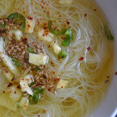 Lime Rasam noodles