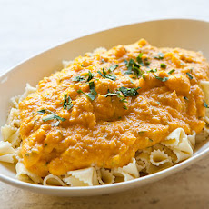 Pasta with Butternut Parmesan Sauce