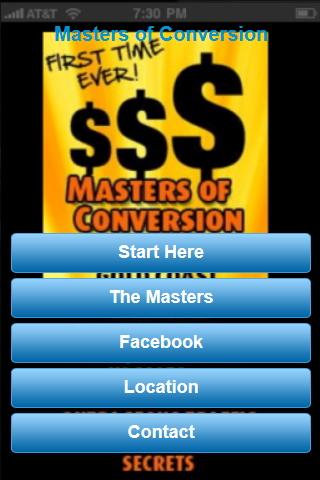 The Masters Of Conversion