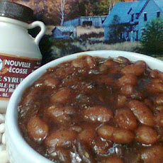 Canadian Baked Beans With Maple Syrup (No Molasses)