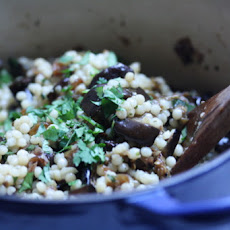 Roasted Eggplant and Israeli Couscous Salad