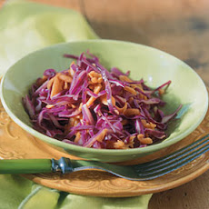 Red-Orange Coleslaw with Sweet Dijon Dressing