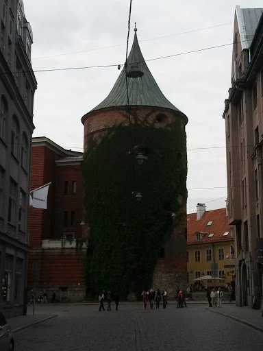Powder Tower In Old Rīga