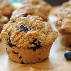 Vegan Banana Blueberry Muffins