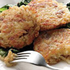 Cheesy Rice Fritters