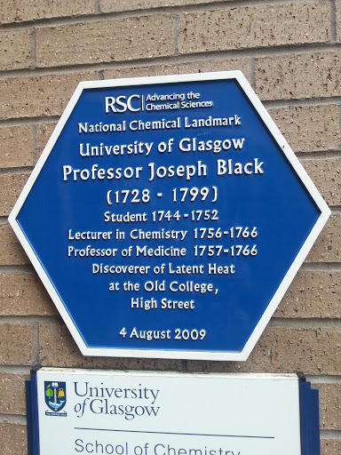 Professor Joseph Black Plaque