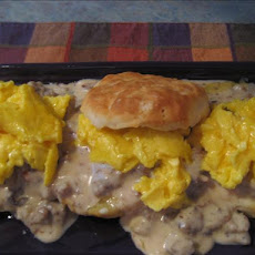 Biscuits & Gravy & Eggs Extraordinaire
