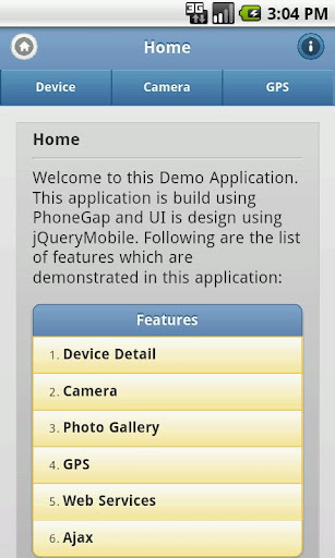 PhoneGap Demo