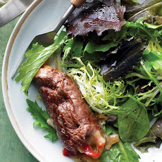 Beef Rolls with Spring Salad