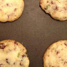 Cranberry Lime Pistachio Shortbread Cookies