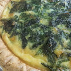 Brunch Quiche of Spinach and Gouda
