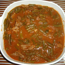 Green Bean Stew (Arabic Recipe)