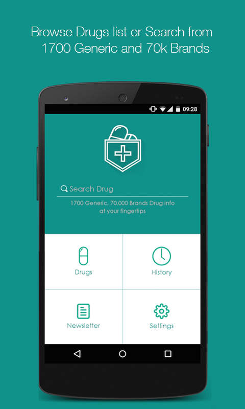 Android application Drugs Dictionary Offline screenshort