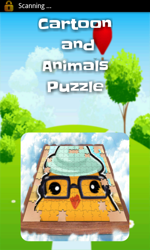 Android application Sliding Puzzle Cartoon&Animals screenshort