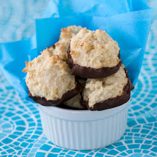 Chocolate Bottom Macaroon Cookies