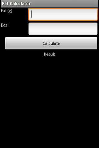 Fat Calculator