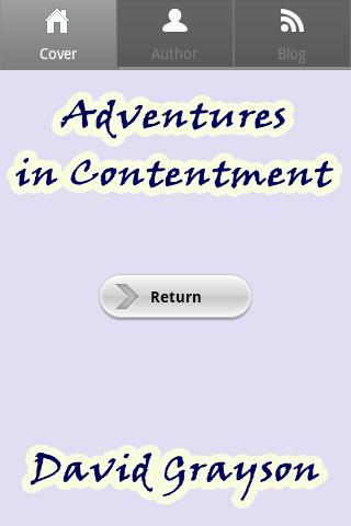 Adventures in Contentment