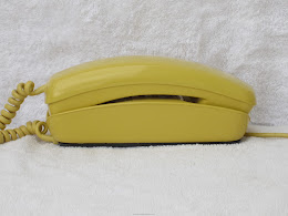 Desk Phones - Western Electric 1220A AD1 10 Button Trimline Yellow 1