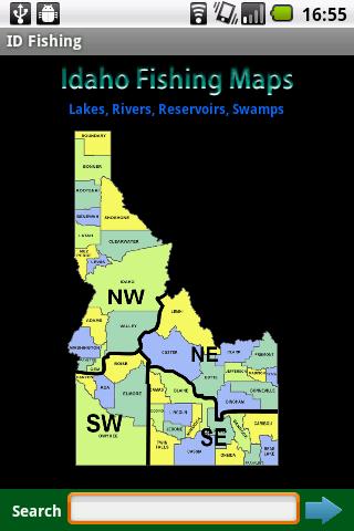 Idaho Fishing Maps - 11K Maps