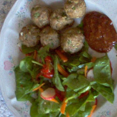 Healthier Turkey Meatballs W/Dipping Sauce