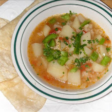 Canary Island Cilantro Soup