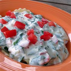 Creamy Spinach Tortellini