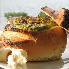 Hot Artichoke, Spinach and Bacon dip