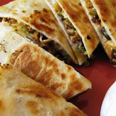Chicken Mushroom Quesadilla