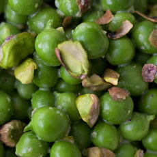 Baked Peas with Tarragon, Yogurt, and Pistachios