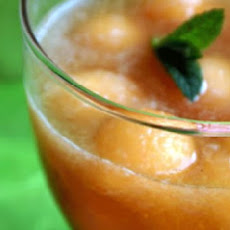 Cold Cantaloupe and Mint Soup