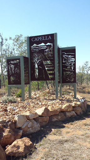 Welcome To Capella Sign