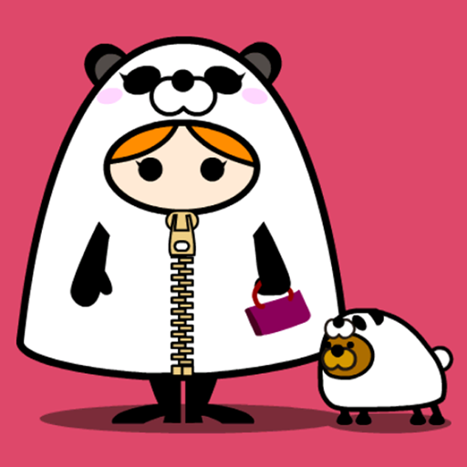 熊猫西装 动态壁纸（女孩） 個人化 App LOGO-APP開箱王