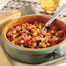 Black Bean, Corn and Turkey Chili