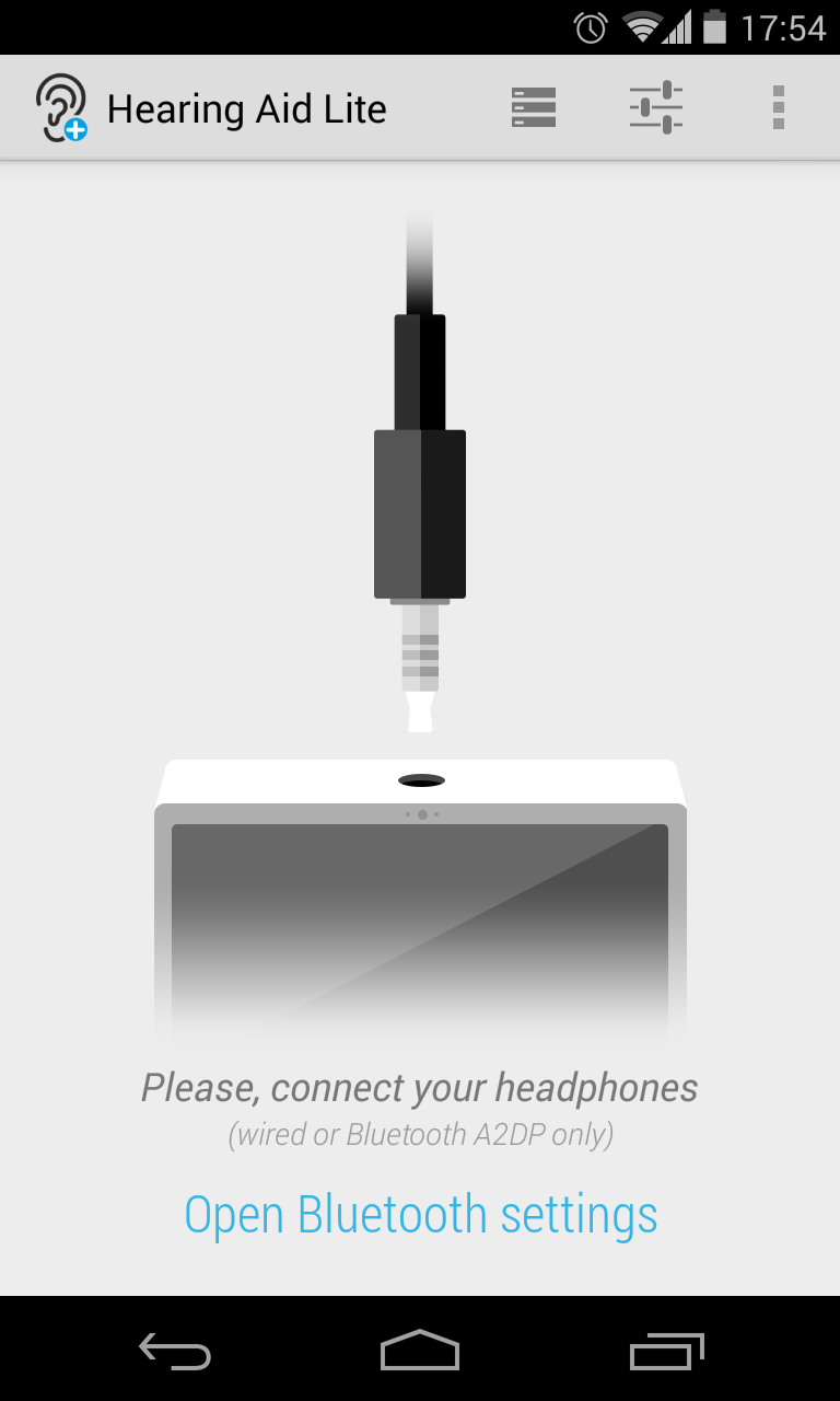 Android application Hearing Aid with Replay screenshort