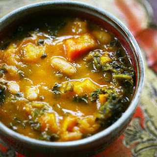 Kale and Roasted Vegetable Soup