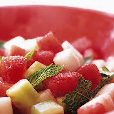 Watermelon, Cucumber, and Jícama Salad