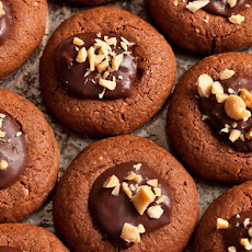 Peanut Butter and Chocolate Cookies with Ganache Filling Recipe