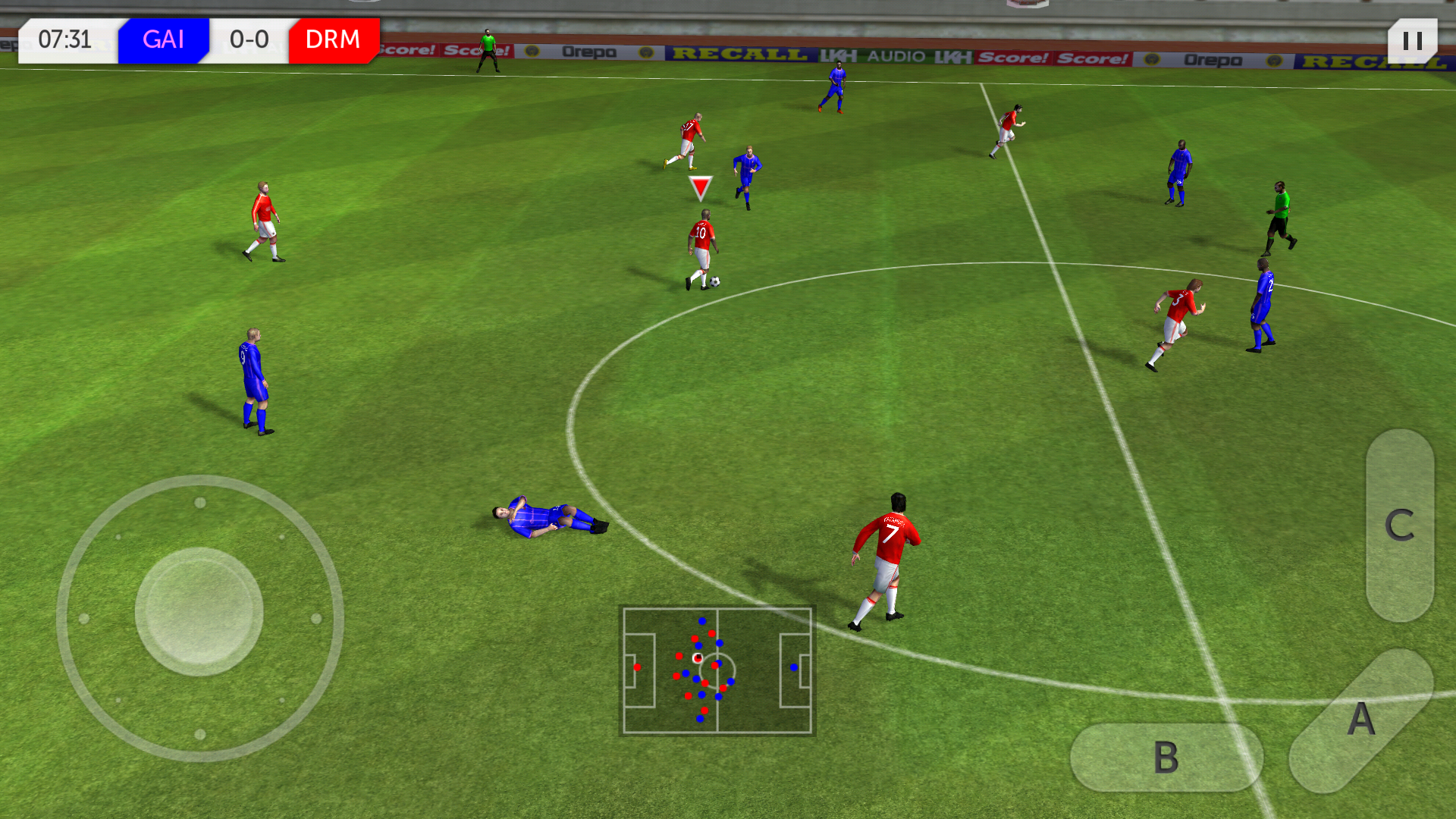 Android application Dream League Soccer screenshort