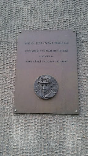 Memorial to Miina Sillanpää