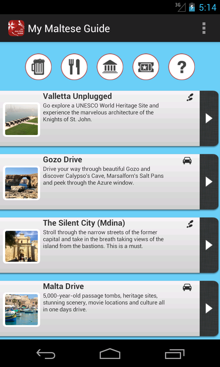 Android application My Maltese Guide screenshort