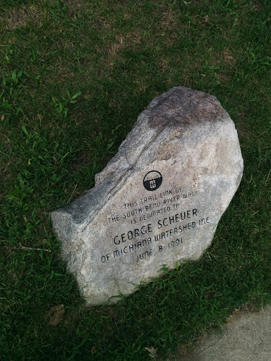 Stone Dedication to George Scheuer