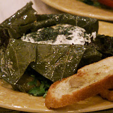 Goat Cheese Grape Leaf Bundles with Melissa