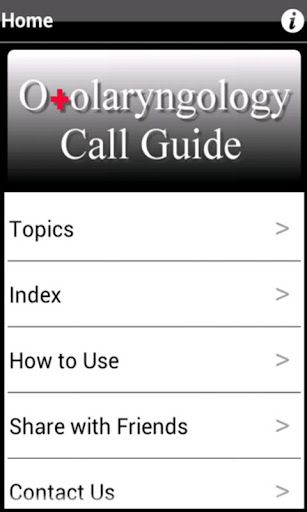 Otolaryngology Call Guide