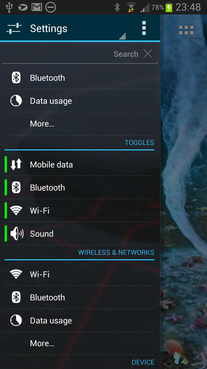 Android application Appsi Plugin powerpack screenshort