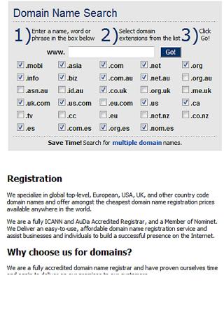 Domain Names from J H Green