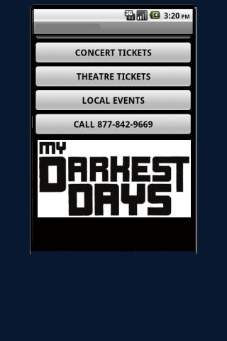 My Darkest Days Tickets