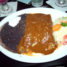 Tofu Mole Enchiladas
