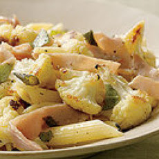 Pasta with Roasted Cauliflower and Ham